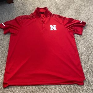 2019 Red Nebraska Coaches Polo